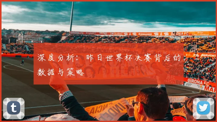深度分析：昨日世界杯决赛背后的数据与策略